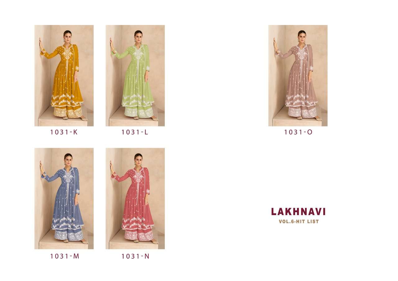 LAKHNAVI VOL 6 HIT LISTHEAVY RAYON LAKHNAWI WORK KURTI WITH PLAZZO AND NAZMIN DUPATTA BY S3FOREVER BRAND INDEX